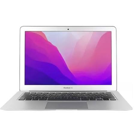 لپ تاپ استوک 13 اینچی اپل مک بوک ایر Apple MacBook Air A1466 , با ظرفیت 128 گیگابایت SSD با پردازنده i5 نسل 5 و رم 4 گیگابایت